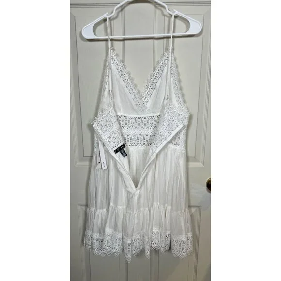 NWT AQUA Sundress Cotton Lined Flowy Dress XL Bloomindales - Picture 10 of 12